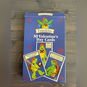 Vintage Franklin the Turtle Valentine’s Day cards